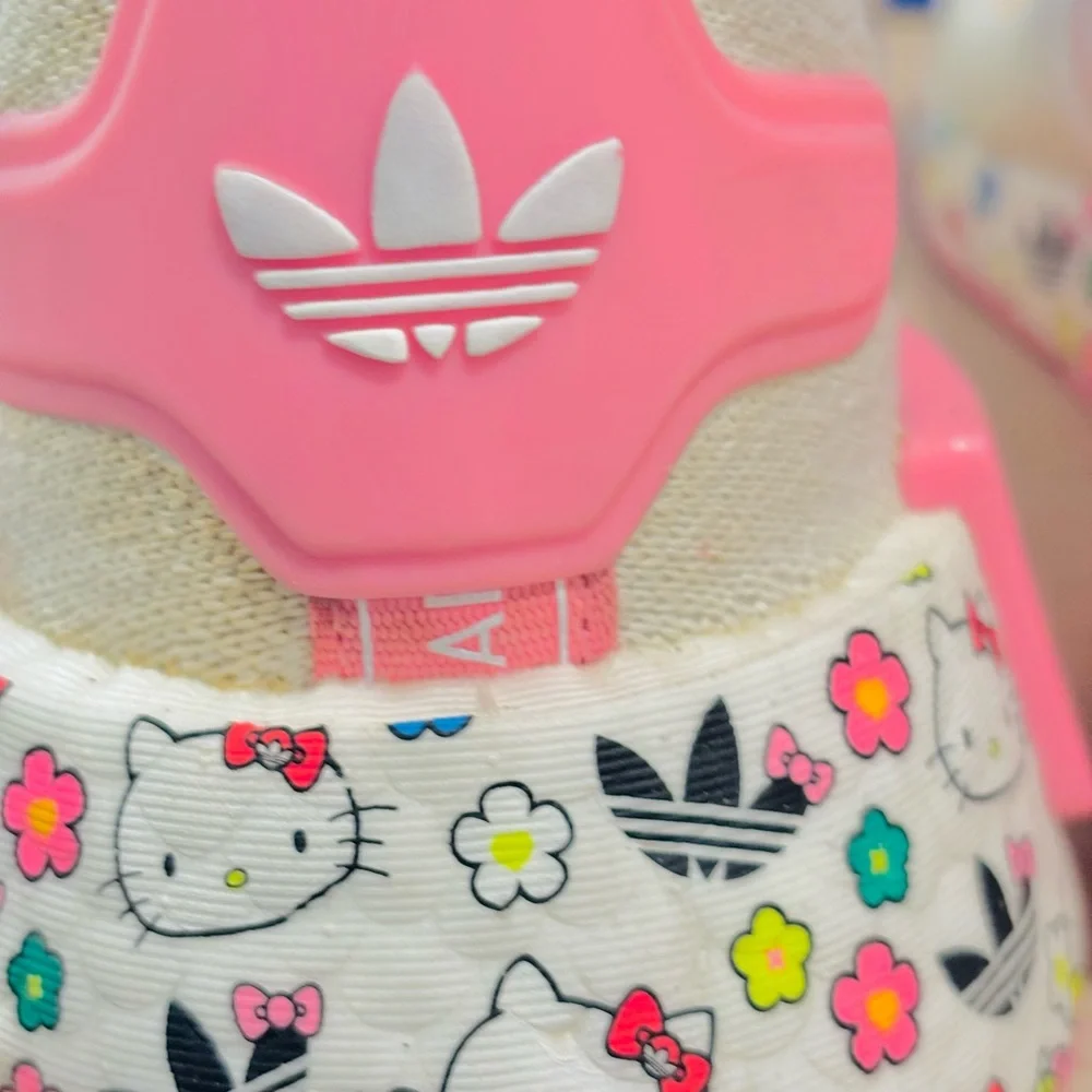 Adidas Hello Kitty Pink and White Sneakers - Picture 5 of 11